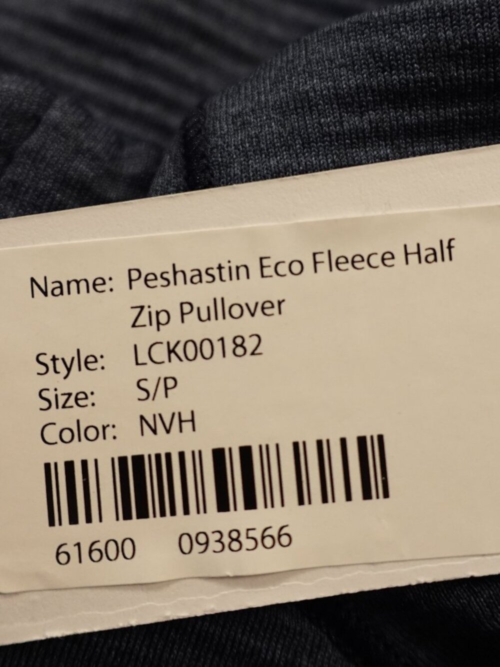 Cutter & Buck‎ Peshastin Eco Fleece 1/4 Zip Women’s Small Navy NWT - Picture 5 of 12